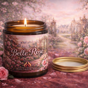 Świeca sojowa belle rose 180ml