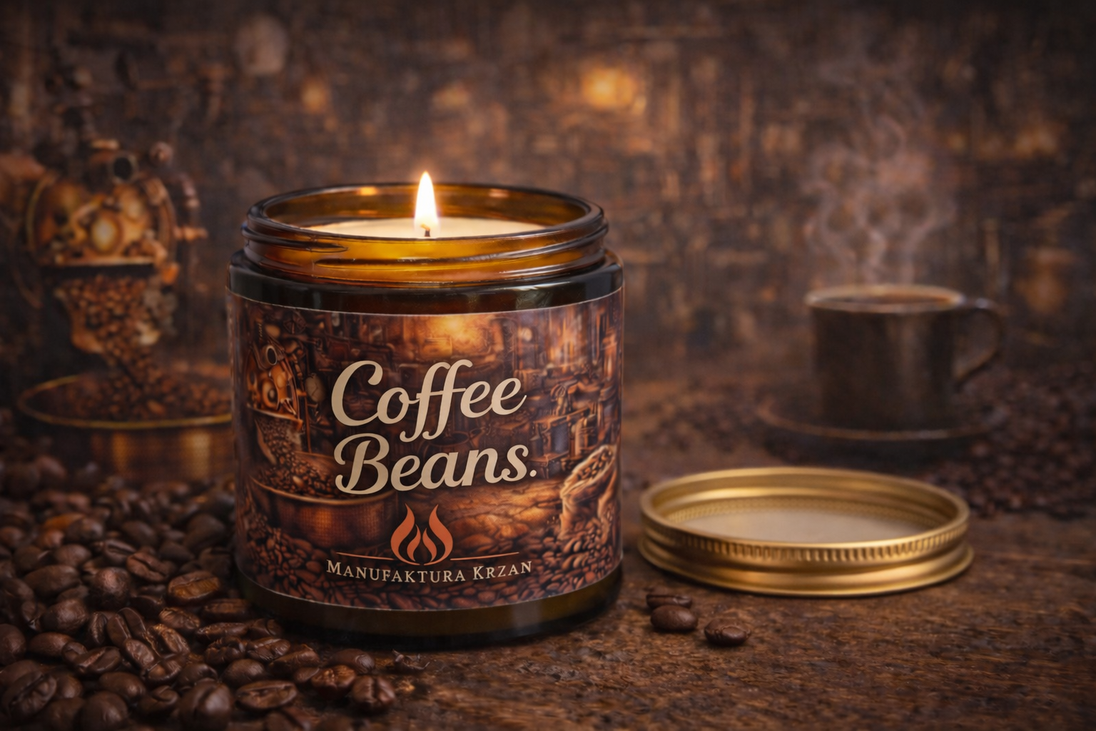 Świeca sojowa coffee beans 180ml Świeca sojowa coffee beans 180ml