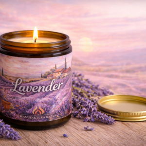 Świeca sojowa lavender 180ml