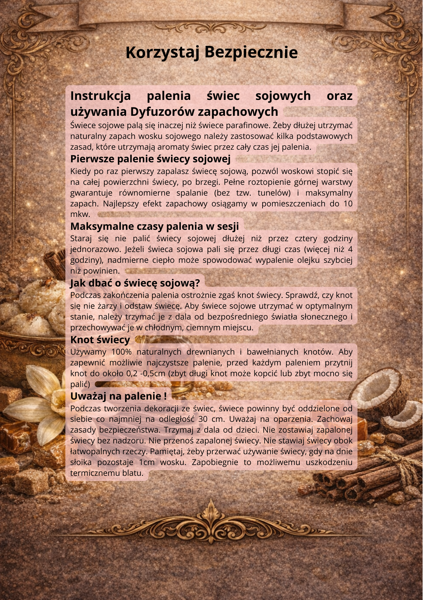 Świeca sojowa vanilla 180ml Świeca sojowa vanilla 180ml