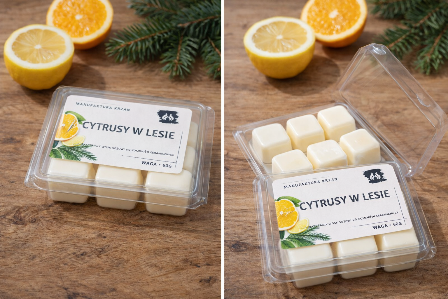 wosk sojowy zapachowy – cytrusy w lesie wosk sojowy zapachowy – cytrusy w lesie