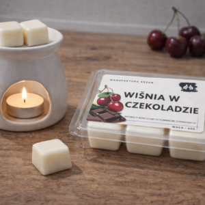 wosk sojowy zapachowy wiśnia w czekoladzie
