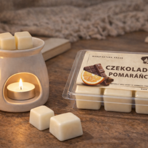 wosk sojowy zapachowy– czekolada & pomarańcza